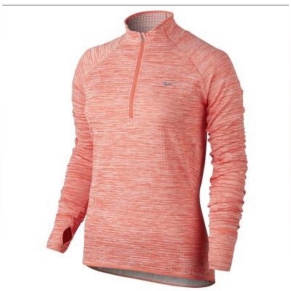 Nike Women's Coral Long Sleeve Top Size S - Picture 1 of 8